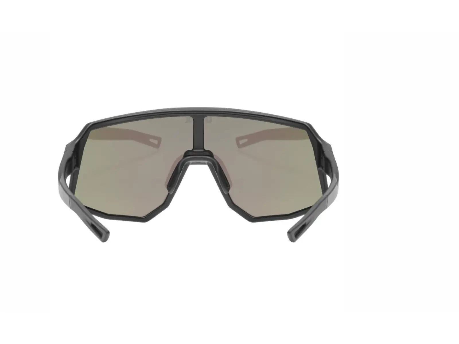 Uvex Sequenze cycling glasses Black matt/Mirror Green