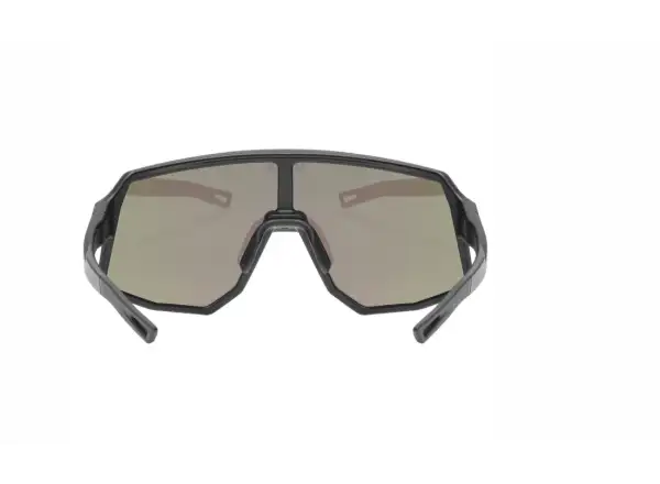 Uvex Sequenze cycling glasses Black matt/Mirror Green