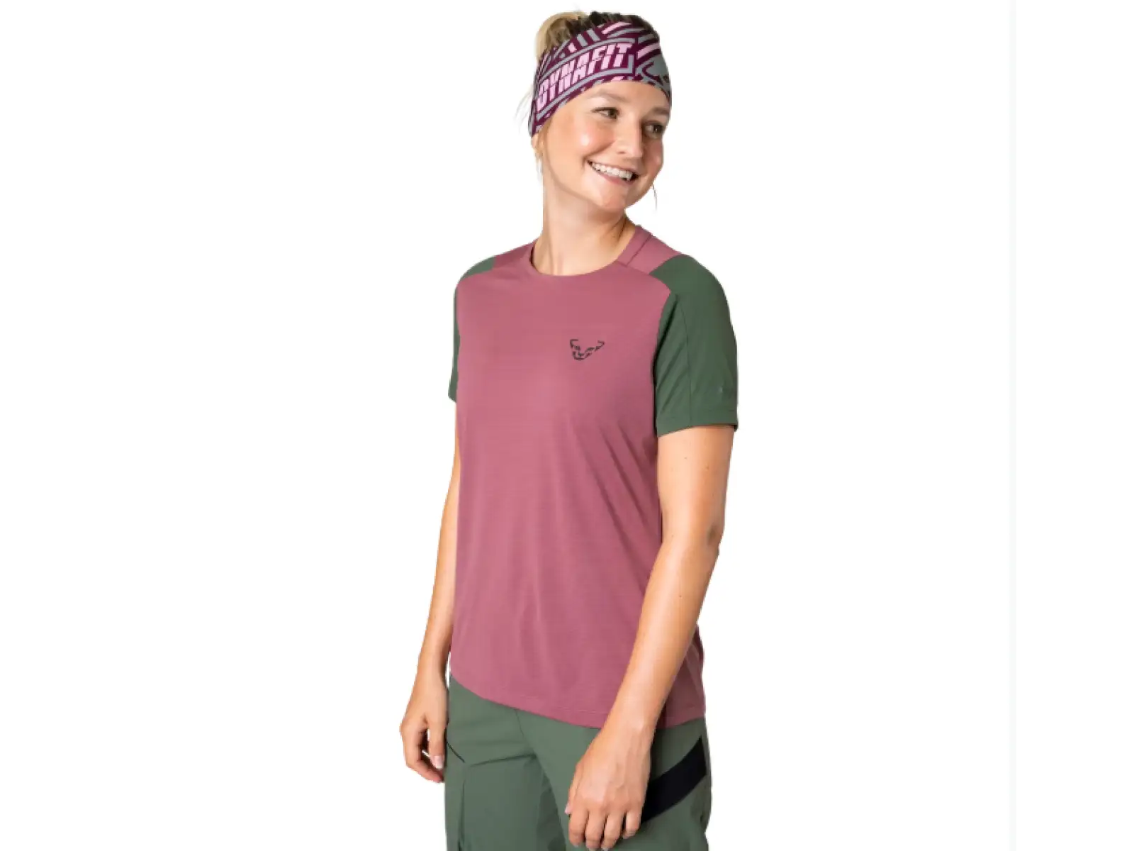 Dynafit Transalper women's T-shirt short sleeve Dark Rose
