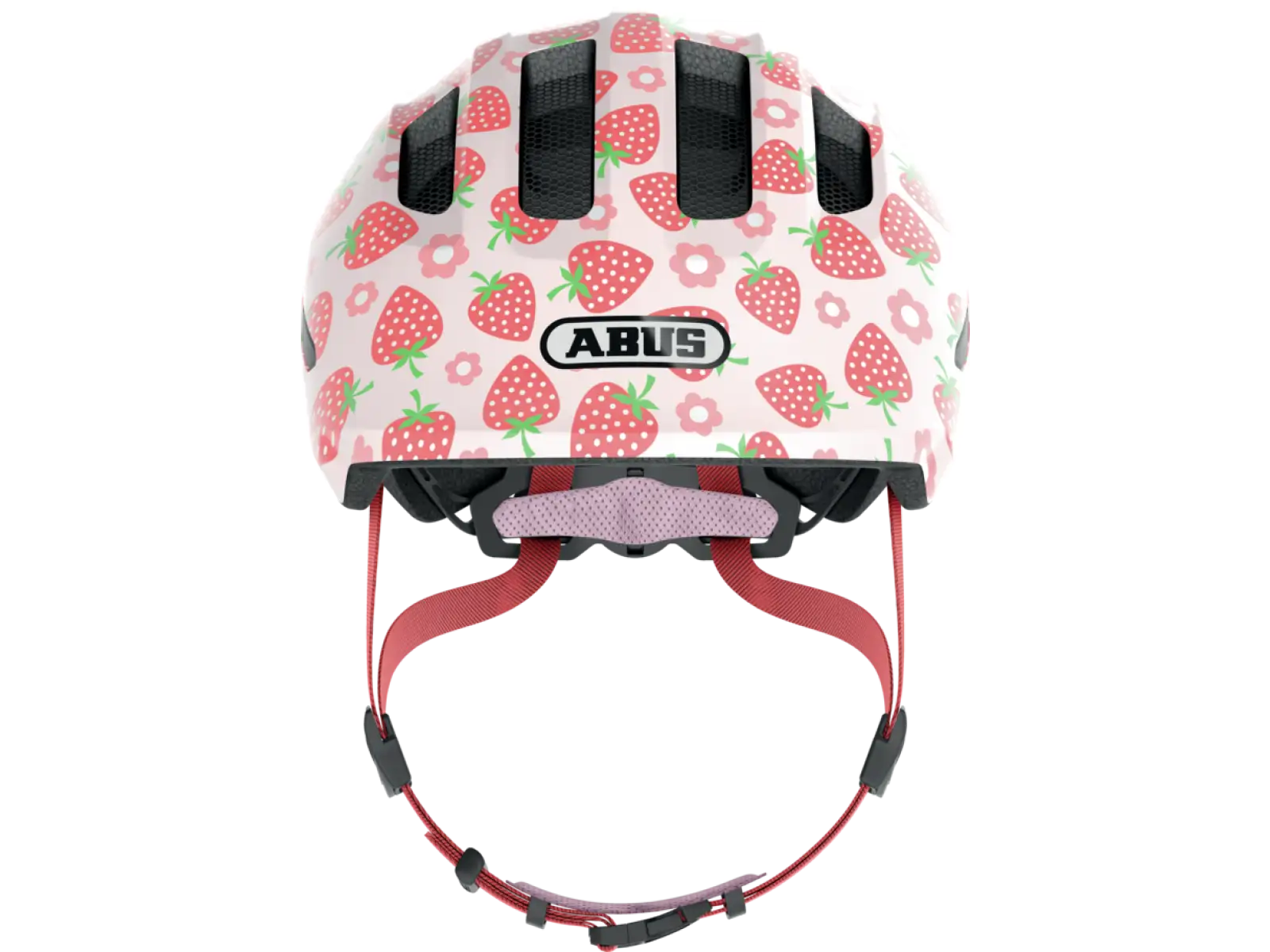 Abus Smiley 3.0 LED kids helmet Strawberry