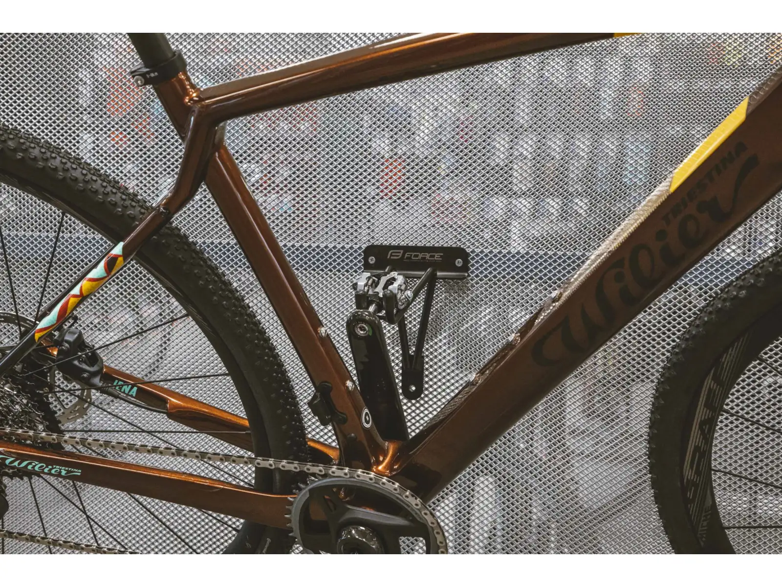 Force Eco bike holder for wall for pedal black