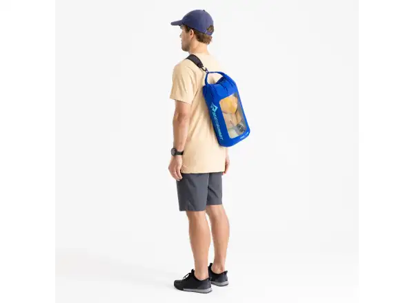 Sea to Summit Lightweight Dry Bag waterproof bag with window 13L Surf Blue
