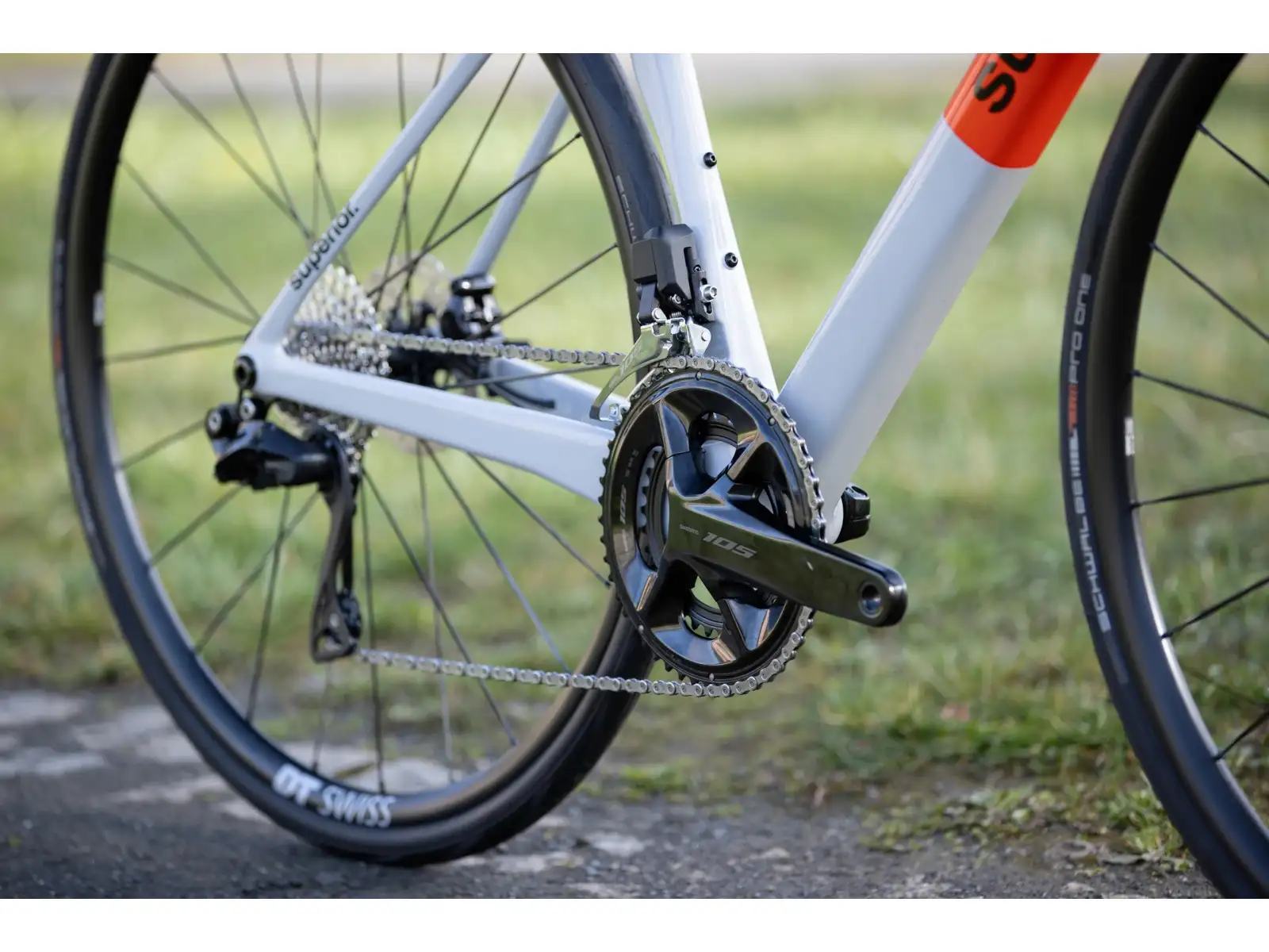 Superior XR 9.5 GF road bike Gloss Grey/Red