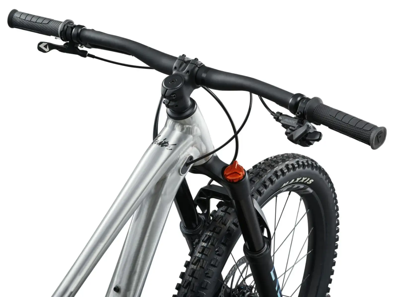 Giant Faith 24 children's full suspension bike Raw Aluminium