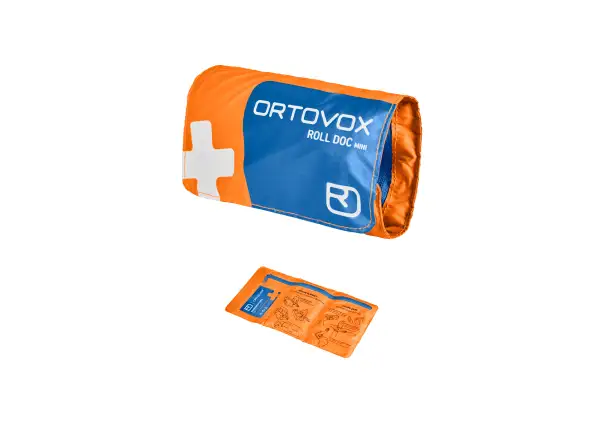 Ortovox First Aid Roll Doc Mini first aid kit Shocking Orange