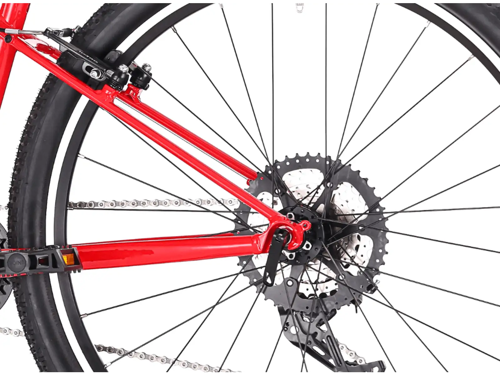 Rock Machine RIFF JR 27 kids bike Gloss Fire Red