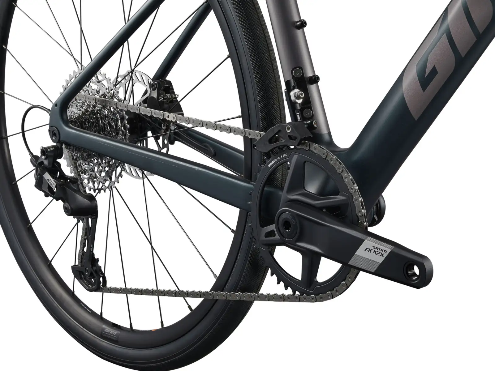 Giant FastRoad AR Advanced 1 road bike Asphalt Green