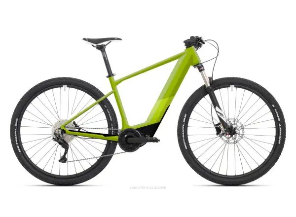 Superior eXC 7039 B Matte Lime Metallic electric mountain bike