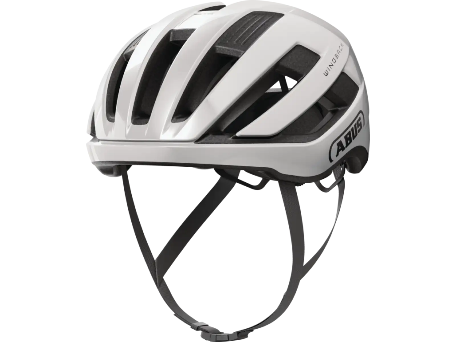 Abus WingBack road helmet Shiny White