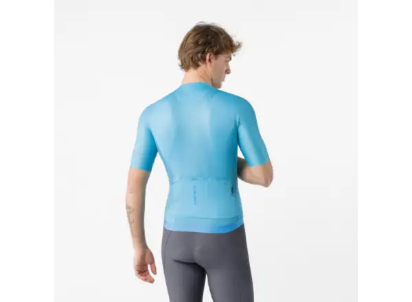 Castelli Espresso 2 men's jersey short sleeve Neon Cobalt