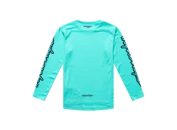Troy Lee Designs Youth Sprint Pro kids long sleeve jersey Mono Real Teal