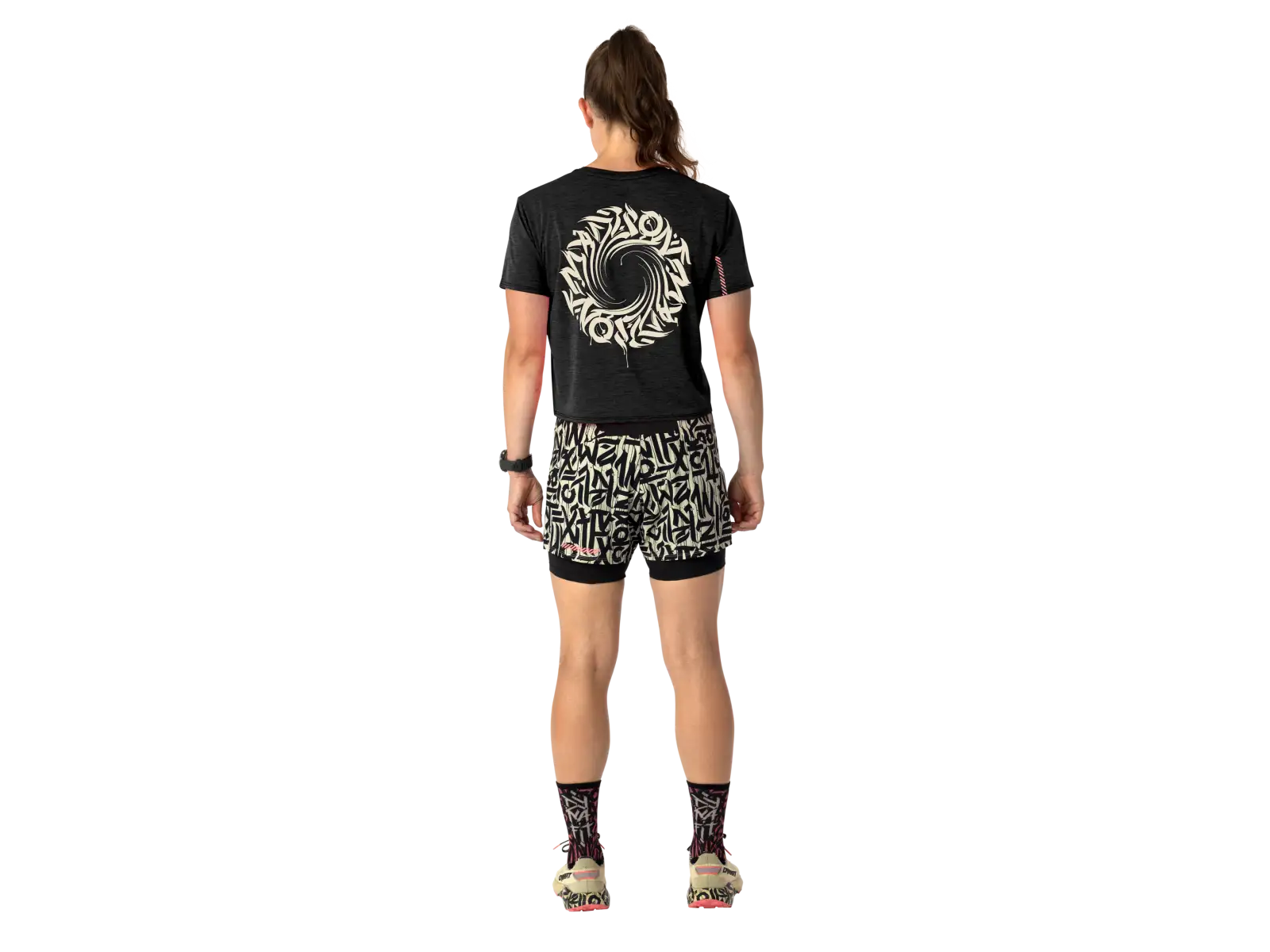 Dynafit Trail women's running T-shirt short sleeve Black Out