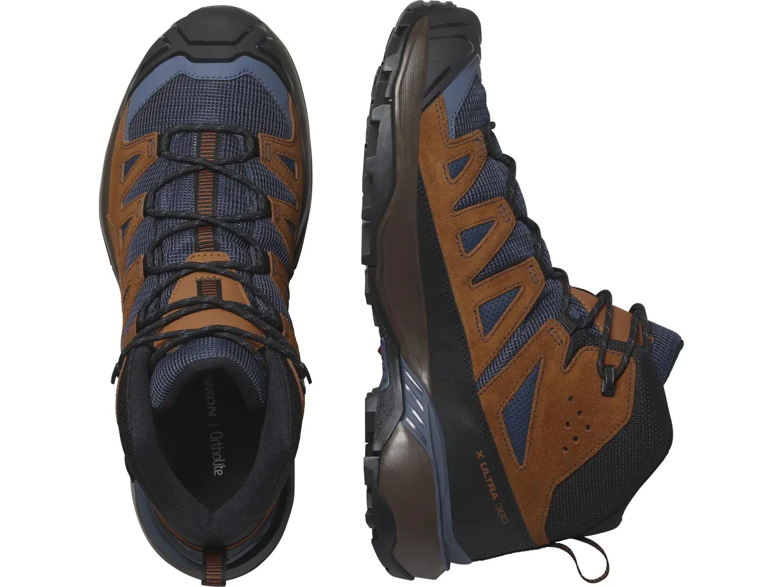 Salomon X Ultra 360 LDR MID GTX men's hiking boots Blue Nights/Caramel Cafe/Grisaille