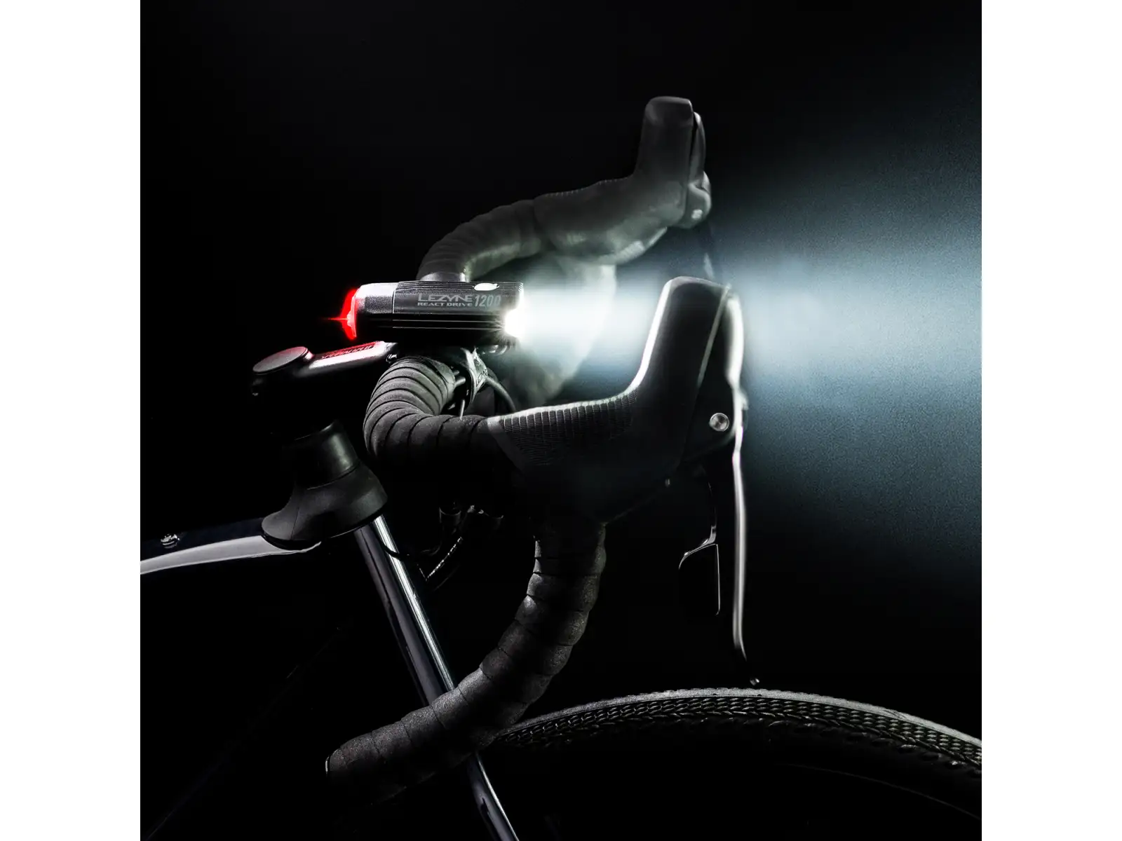 Lezyne React Drive Front front light Matte Black