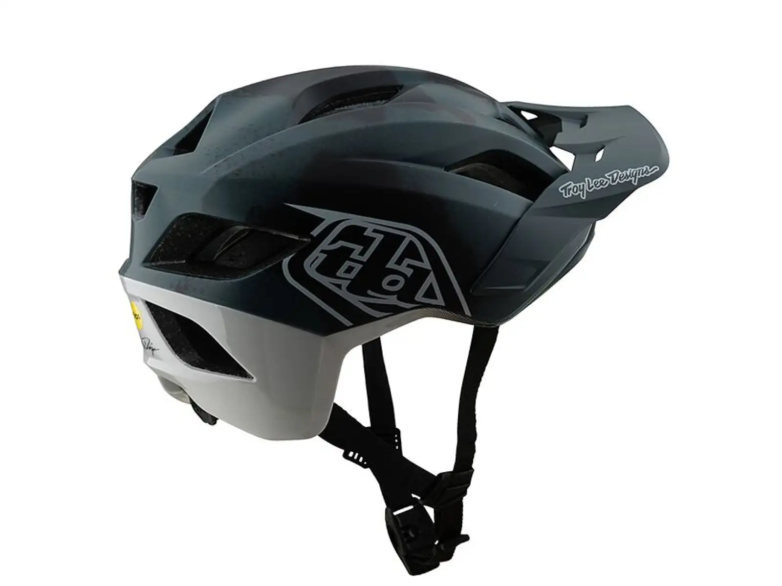 Troy Lee Designs Flowline SE helmet Badge Camo Gray
