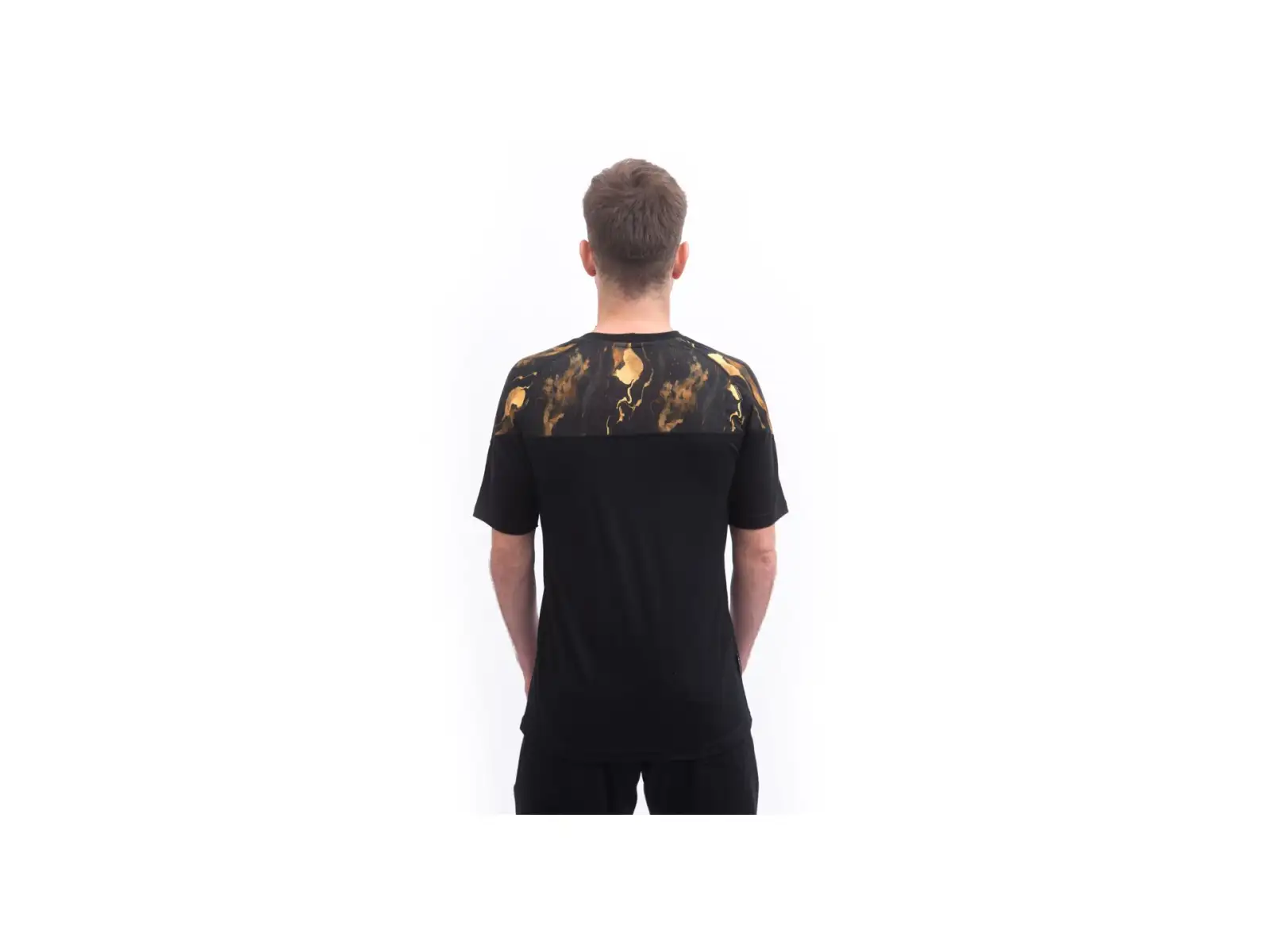 Sensor Merino Impress men's T-shirt short sleeve black/Cosmos