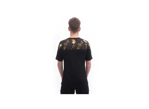 Sensor Merino Impress men's T-shirt short sleeve black/Cosmos