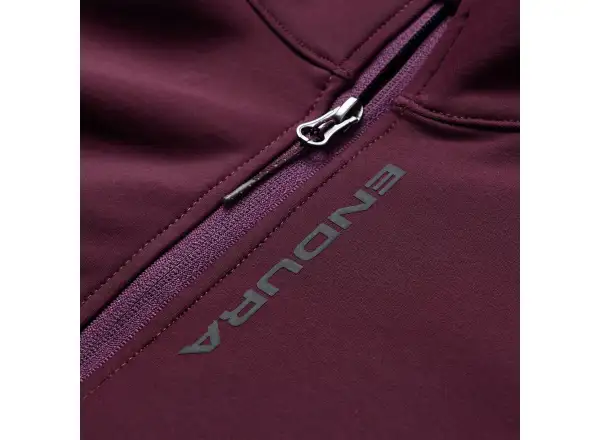 Endura Loop Ride men's jersey long sleeve Black Cherry