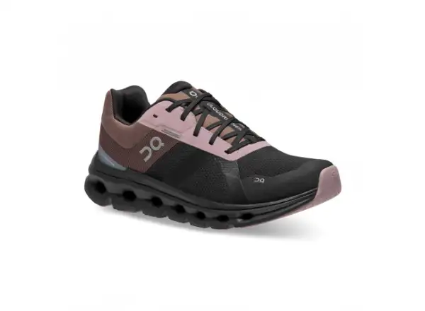 On Cloudrunner Waterproof Running Shoes Women Black/Grape