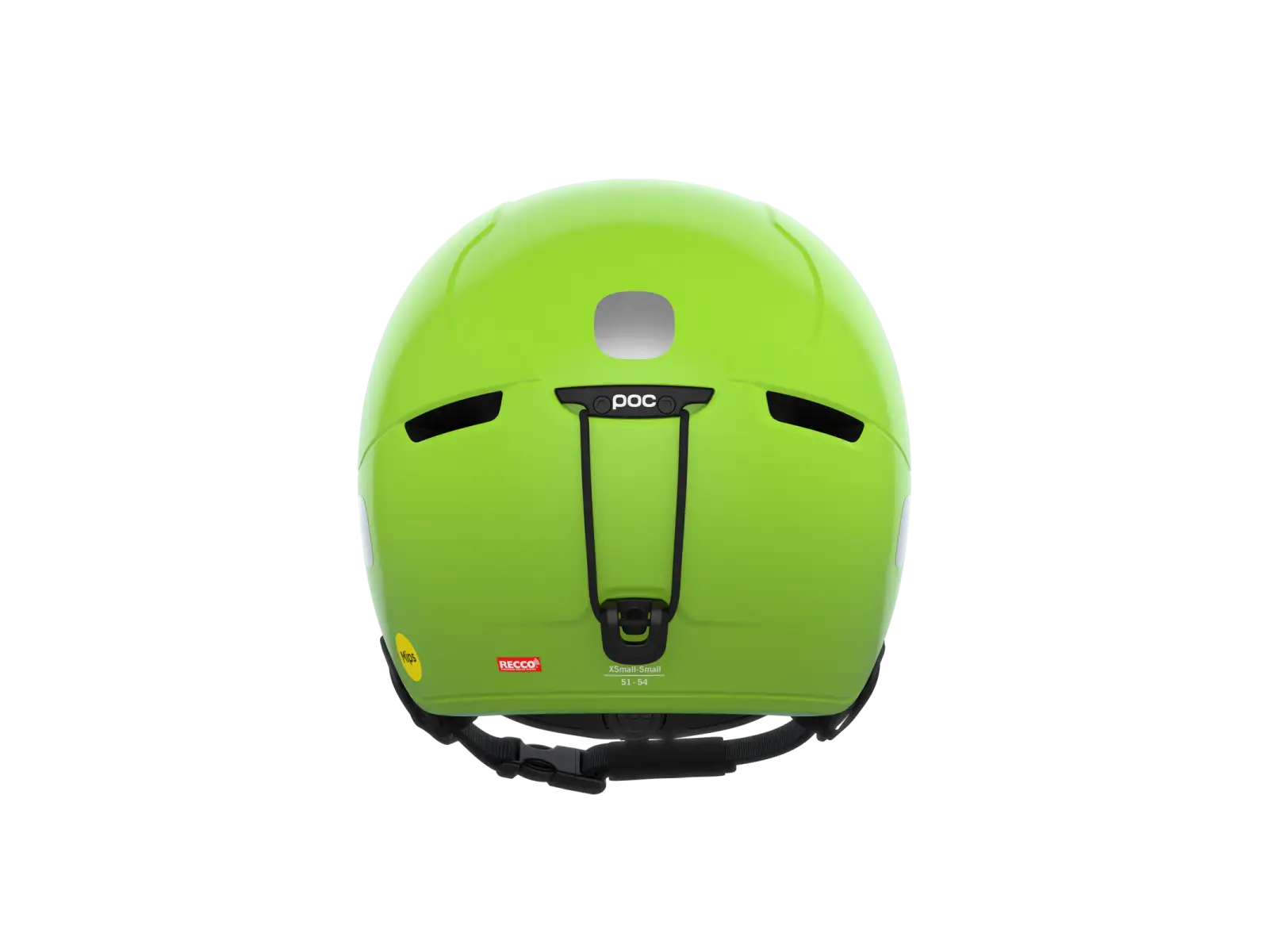 POC POCito Obex MIPS kids ski helmet Fluorescent Yellow/Green