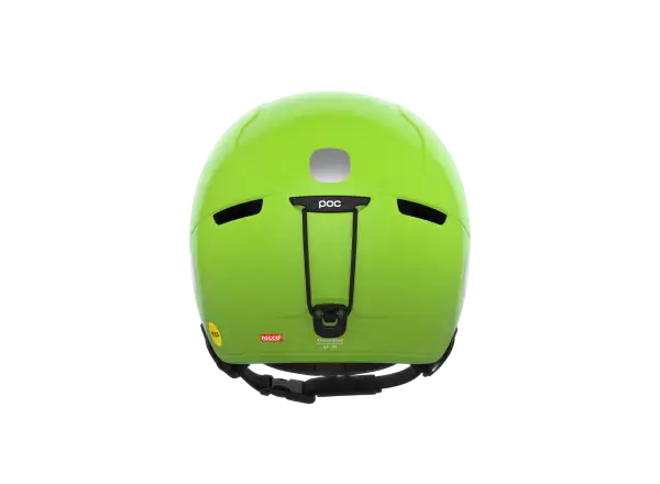 POC POCito Obex MIPS kids ski helmet Fluorescent Yellow/Green