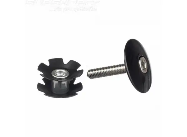 BP star nut for headset 1-1/8" black