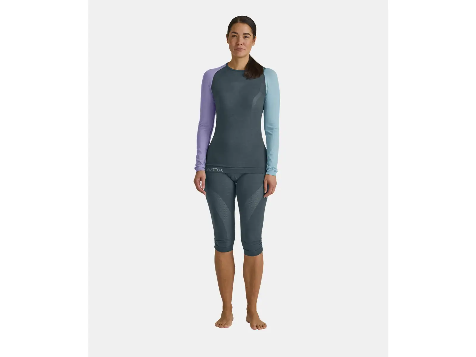Ortovox 120 Competition Light women's long sleeve shirt Dark Arctic Grey