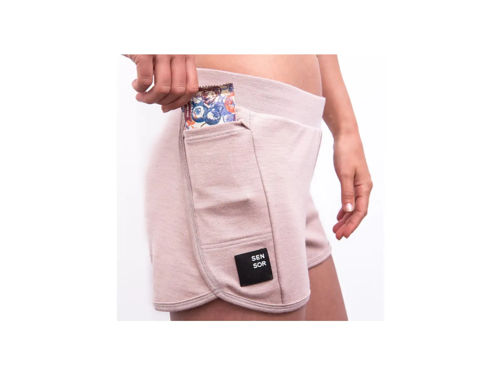 Sensor Merino Upper Traveller women's shorts Dusty Pink