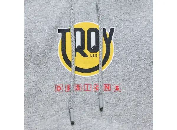 Troy Lee Designs Happy Dayz Racing men's hoodie Gray heather