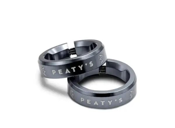 Peaty's Monarch Lock Ring grip clamp Slate