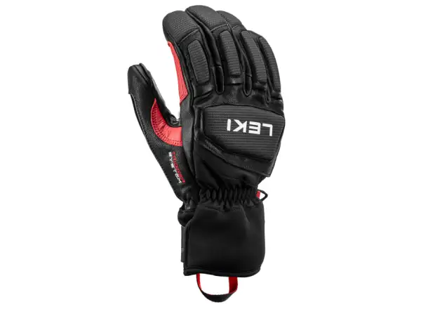 Leki Griffin Pro 3D gloves Black-Red-White
