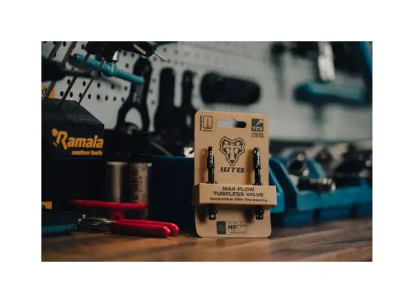 WTB TCS Max-Flow tubeless valves 44 mm black 2 pcs