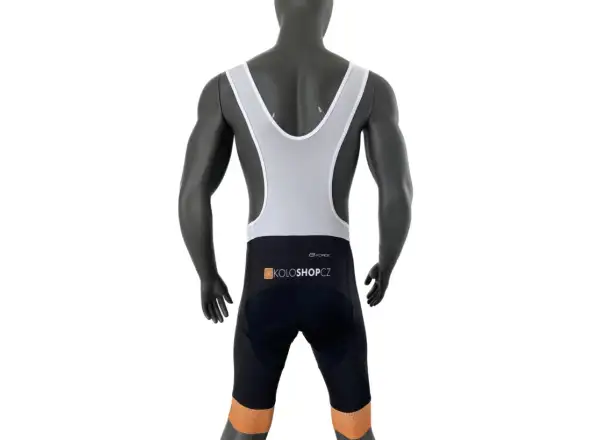 Koloshop Force men's shorts with padding and braces orange