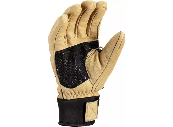 Leki Copper 3D Pro ski gloves Tan/Black