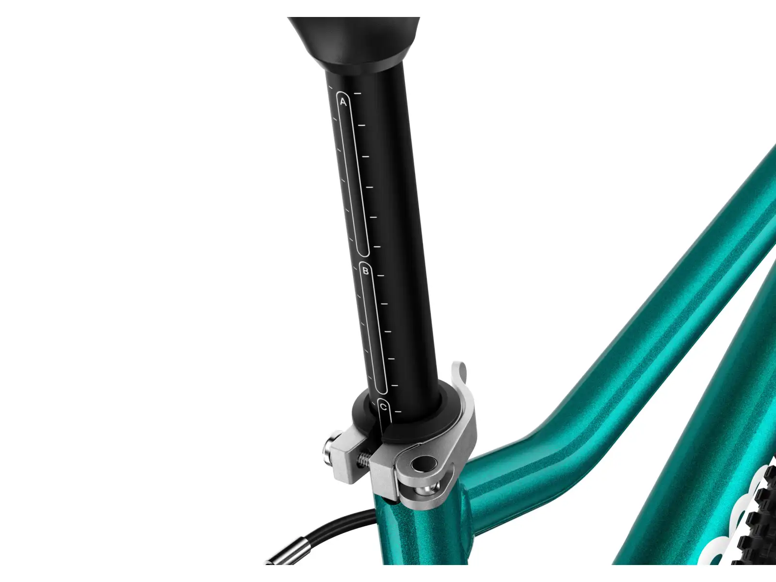 Woom GO 3 Automagic children's bike 16" Metallic Turquoise