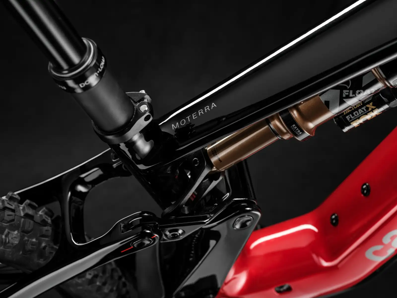 Cannondale Moterra Carbon 1 full-suspension e-bike Metallic Red