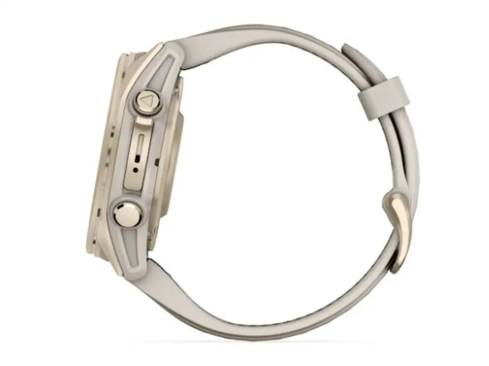 Garmin fenix 8 - 43 mm AMOLED Sapphire smart watch Soft Gold Fog grey