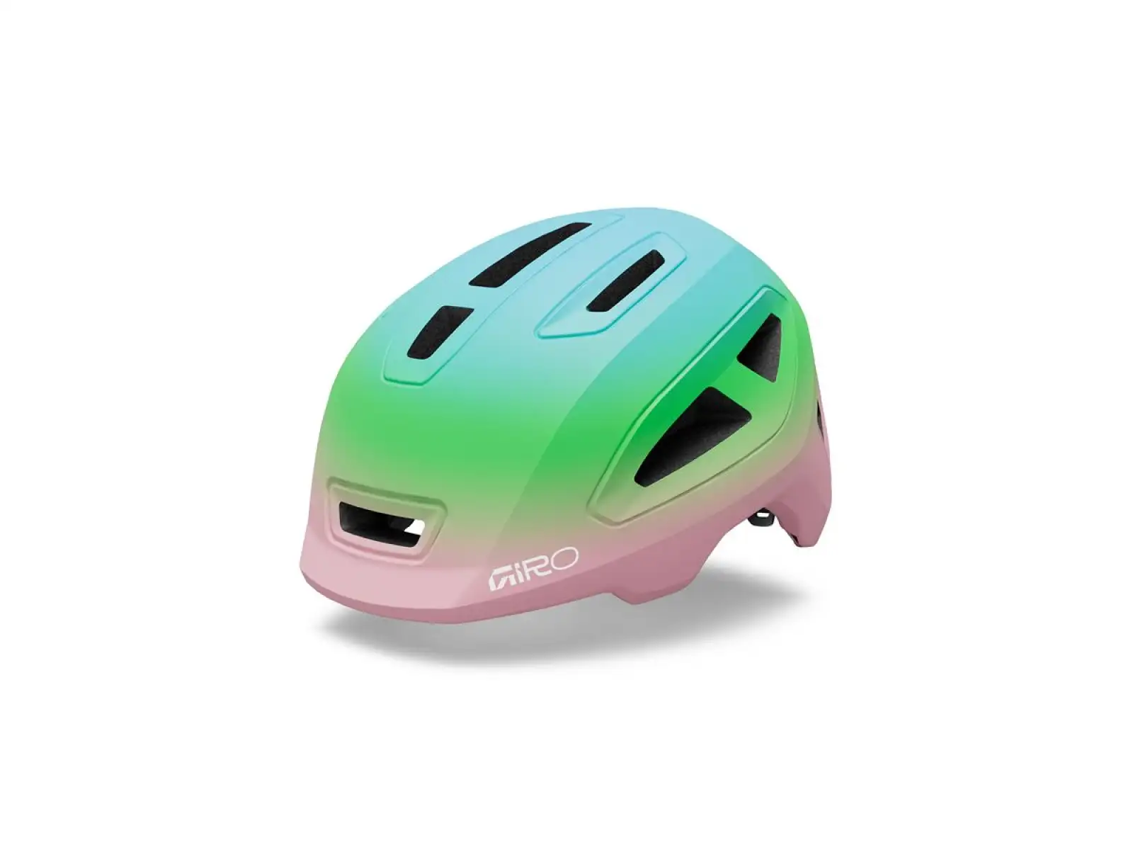 Giro Scamp II children's helmet Mat Light Pink/Green Fade