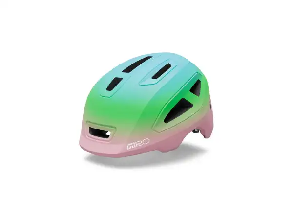 Giro Scamp II children's helmet Mat Light Pink/Green Fade