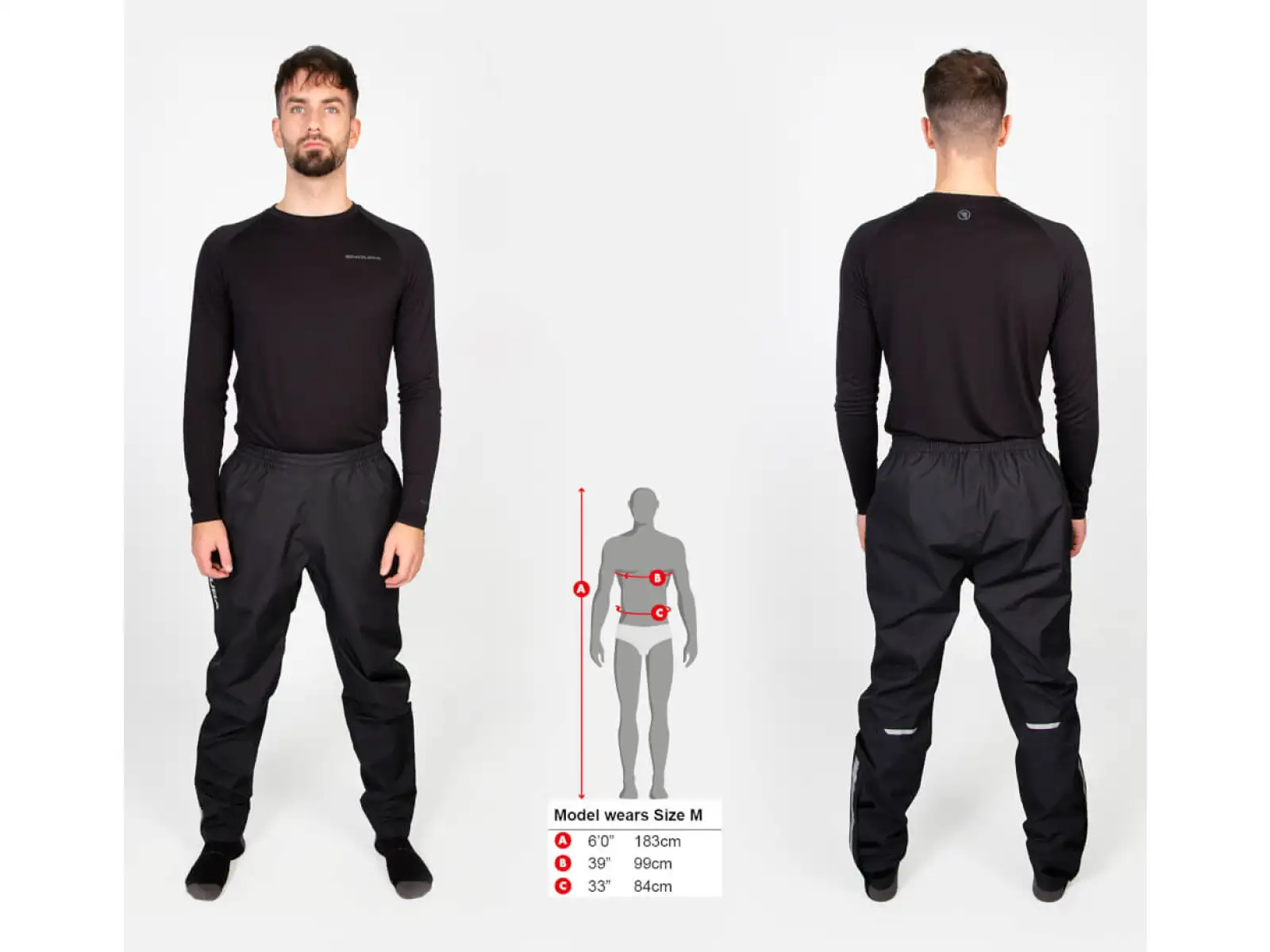 Endura Hummvee Transit men's waterproof trousers Black