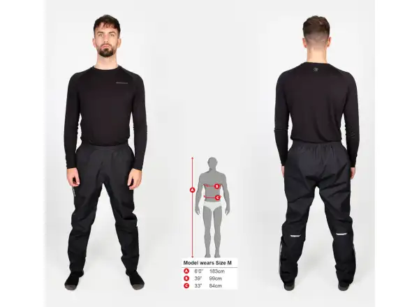 Endura Hummvee Transit men's waterproof trousers Black