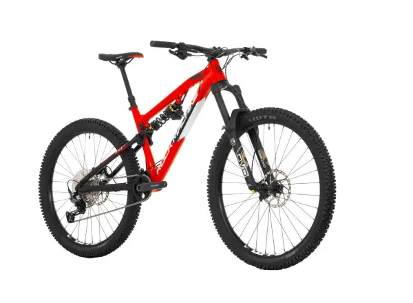 Rock Machine Blizzard 70-297 red/white full suspension mountain bike