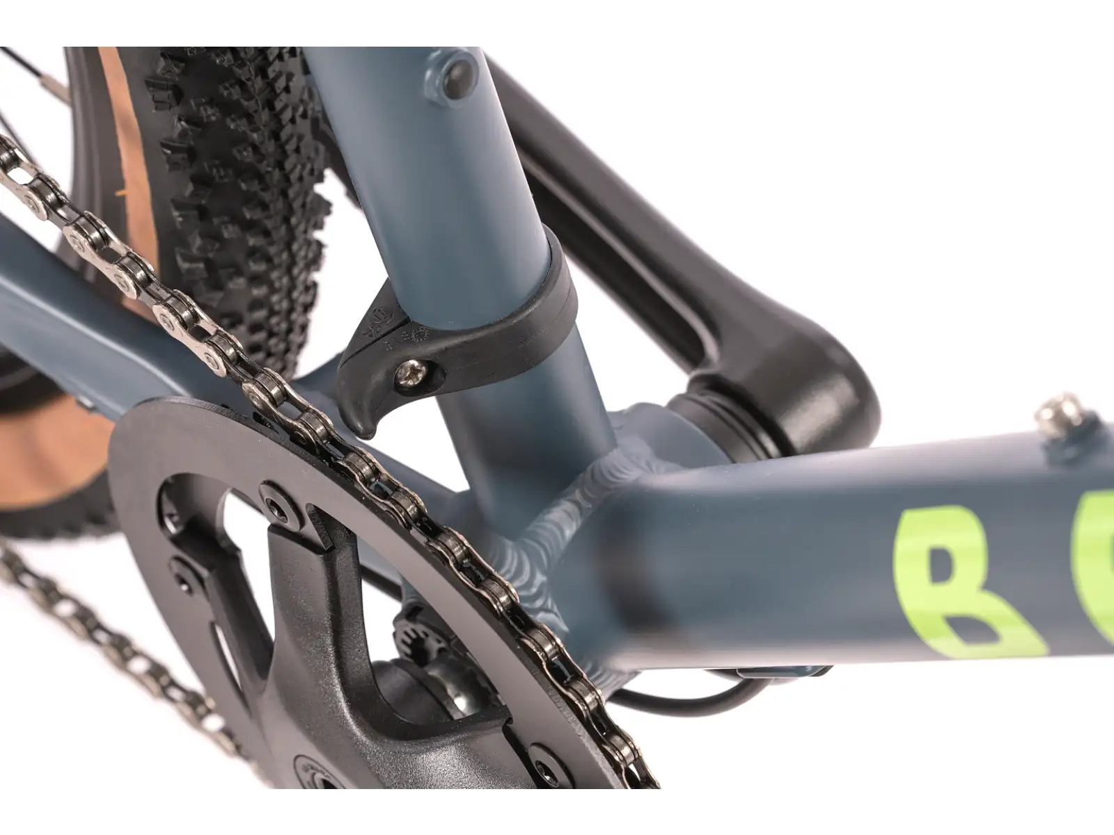 Beany Pulse 700 children's gravel bike neon yellow