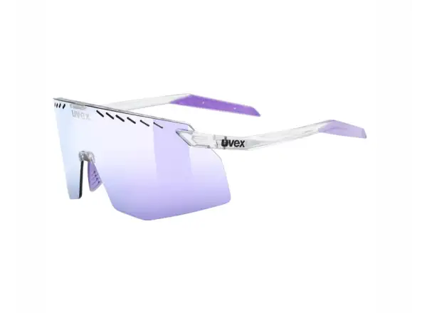 Uvex Pace Stage cycling glasses Clear/Mirror Pink