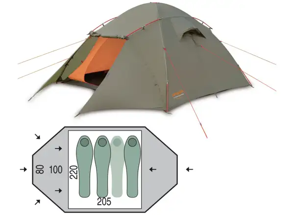 Pinguin Taifun 3 Tent 3 persons