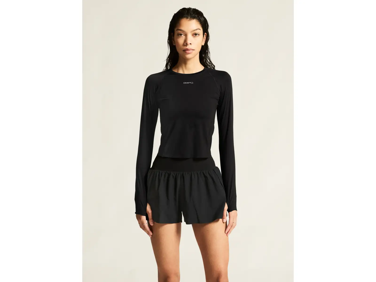 Craft Hypervent Tight women's long-sleeve shirt black