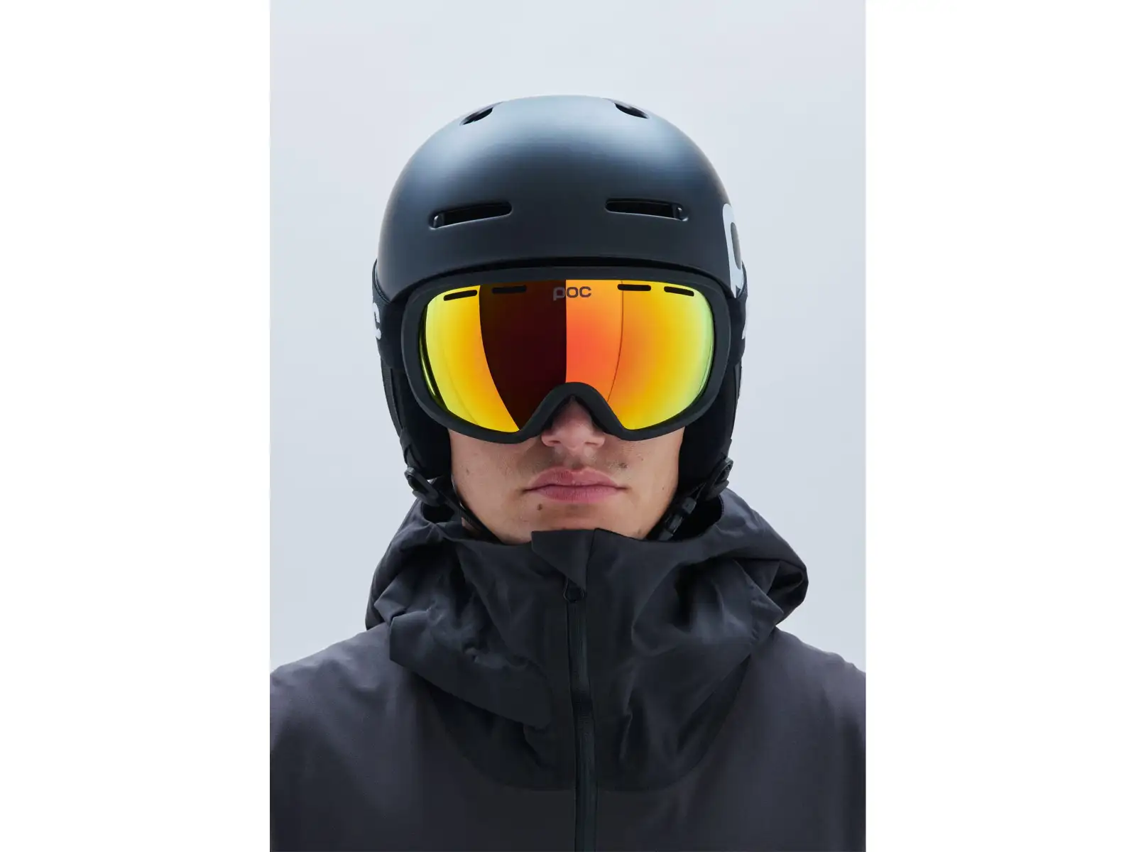 POC Fovea ski goggles Uranium Black/Partly Sunny Orange