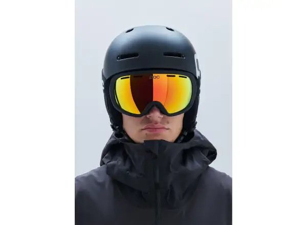 POC Fovea ski goggles Uranium Black/Partly Sunny Orange