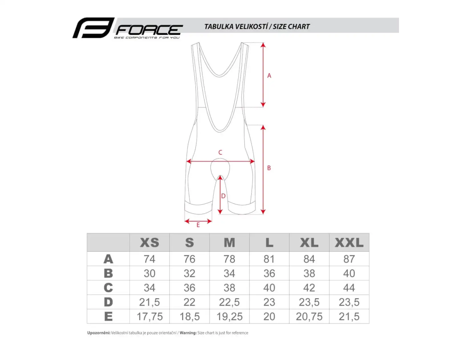 Force Points Lady women's bib shorts black/white