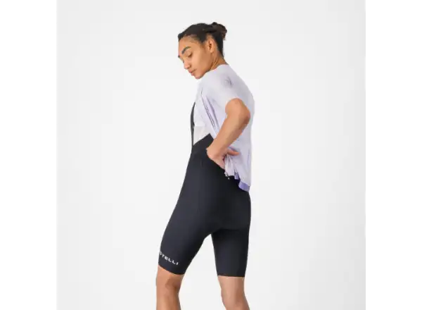 Castelli Espresso 2 W women's shorts with pad and bib Black